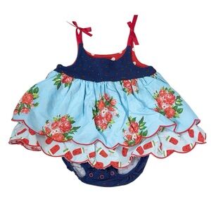 Matilda Jane Girls Summer Romper Dress 6-12M
